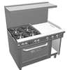 Southbend Ultimate 48in Gas Star Burner Range with 24in Left Griddle - 4483DC-2gl 