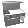 Southbend Ultimate 48in Gas 2 Star Burner Range with 36in Left Griddle - 4483AC-3gl 