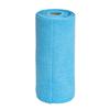 Winco 12inx12in Disposable Blue Rolled Microfiber Towel - 50 Sheets - BTM-12B 