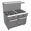 Southbend Ultimate 48in Gas 2 Burner Range with 24in Left Charbroiler - 4484EE-3CL 