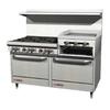 Southbend Ultimate 60in Gas 6 Non-clog Burner Range with Raised Griddle - 4601AD-2RR 