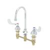 T&S Brass 8in Concealed Deck Mount Mixing Faucet with 5-3/4in Gooseneck - B-2867-04 