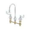 T&S Brass 8in Concealed Deck Mount Mixing Faucet with 5-13/16in Gooseneck - B-2865-04 