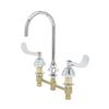 T&S Brass 8in Concealed Deck Mounted Mixing Faucet with Swivel Gooseneck - B-2866-05FC15 