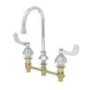 T&S Brass 8in Concealed Deck Mount Mixing Faucet with 5-3/4in Gooseneck - B-2866-05-LF15 