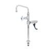 T&S Brass Push Back Glass & Pitcher Filler Faucet with Adjustable Flange - B-1225 