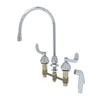 T&S Brass 8in Concealed Deck Mount Mixing Faucet with Aerator Outlet - B-2347-05 