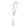 T&S Brass Polished Chrome Plated Brass Pre-Rinse Unit with 44in Hose - B-0113-B 