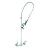 T&S Brass EasyInstall Wall Mount Pre-Rinse Unit with Cerama Cartridges - B-0133-CR 