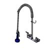 T&S Brass Pre-Rinse Unit with 8in OC Wall Mount - B-0133-EE-CR-8C 