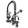 T&S Brass 4in Deck Mount Mini Pre-Rinse Faucet with 6in Swing Nozzle - MPZ-4DLN-06 