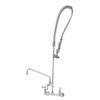 T&S Brass EasyInstall Pre-Rinse Unit w/Add-On Faucet &10in Swing Nozzle - B-0133-ADF10-B 