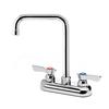 Krowne Metal 6in Double Bend Deck Mount Faucet With 4in Centers - 11-460L 