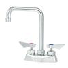 Krowne Metal 6in Double Bend Spout Deck Mount Faucet With 4in Centers - DX-301 