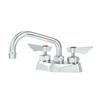 Krowne Metal 6in Swing Spout Deck Mount Faucet With 4in Centers - DX-306 