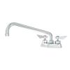 Krowne Metal 12in Swing Spout Deck Mount Faucet With 4in Centers - DX-312 