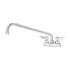 Krowne Metal 14in Swing Spout Deck Mount Faucet With 4in Centers - DX-314 