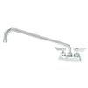 Krowne Metal 16in Swing Spout Deck Mount Faucet With 4in Centers - DX-316 