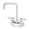 Krowne Metal 6in Double Bend Spout Wall Mount Faucet With 4in Centers - DX-401 