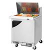 Turbo Air 27.5in Wide 12 Pan Mega Top Sandwich Salad Prep Cooler - TST-28SD-12-FB-N 