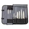 Mercer Culinary Genesis® 10-Piece Knife Roll Set with Pocket Roll - M21810 