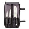 Mercer Culinary Genesis® 4-Piece Knife Starter Set with Heavy Duty Pocket Roll - M21910 