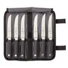 Mercer Culinary Genesis® 7-Piece Steak Knife Set with Heavy Duty Storage Roll - M21920 