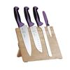 Mercer Culinary Millennia® 5-Piece Knife Set with Rubberwood Magnetic Board - M21980PU 