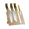 Mercer Culinary Millennia® 5-Piece Knife Set with Rubberwood Magnetic Board - M21980YL 