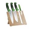 Mercer Culinary Millennia® 5-Piece Knife Set with Bamboo Magnetic Board - M21981GR 