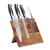 Mercer Culinary M21982WBH Millennia® 5-Piece Knife Set with Acacia Magnetic Board 