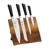 Mercer Culinary ZüM® 5-Piece Knife Set with Acacia Magnetic Board - M21990AC 