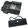 Mercer Culinary Black Heavy-Duty Hook-and-Loop 10-Knife Storage Roll - M30110M 