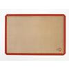 Mercer Culinary Orange 16.5in x 24.5in Full Size Bake Mat with Measure Marks - M31087OR 