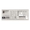 Mercer Culinary Rules™ Spanish Two-Sided Measurement Ruler with Guidelines - M33241S 