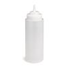 TableCraft WideMouth™ Natural Cone Tip 32oz Squeeze Bottle - 3263C 