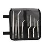 Mercer Culinary Precision Plus™ 8-Piece Plating Tongs Set with Heavy Duty Roll - M35154 