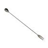 Mercer Culinary Barfly 15.7in Stainless Steel Twisted Bar Spoon with Fork End - M37016BK 