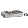 Alto-Shaam Halo Heat Three 12in x 20in Pan Electric Drop-In Hot Food Well - 300-HW/D4 