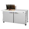 Turbo Air 60.25in Mega Top Sandwich Salad Prep Table Work Station - PST-60-12M-N(-LW) 