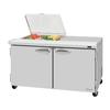 Turbo Air 60.25in 8 Pan Sandwich Salad Prep Table Work Station - PST-60-08S-N-FCL 