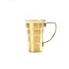 Mercer Culinary Barfly 2oz Stainless Steel Stepped Jigger with Gold Finish - M37108GD 