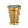 Mercer Culinary Barfly 13.5oz Stainless Steel Dual Rib Julep Bar Cup - M37168GD 