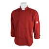 Mercer Culinary M60010RD1X Millennia Unisex Red Long Sleeve Chef Jacket - XL 
