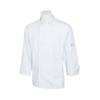 Mercer Culinary Millennia Unisex White Long Sleeve Chef Jacket - Small - M60010WHS 