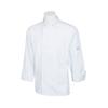 Mercer Culinary M60010WHXS Millennia Unisex White Long Sleeve Chef Jacket - Extra Small 