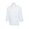 Mercer Culinary Millennia Unisex White Long Sleeve Chef Jacket - Extra Large - M60012WH1X 