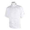 Mercer Culinary Millenia Series White Short Sleeve Chef Coat - XXL - M60014WH2X 