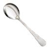 Winco Caspian Medium Weight Stainless Steel Bouillon Spoon - 1dz - 0023-04 