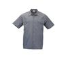 Mercer Culinary Metro Edge Series Gray Unisex Work Shirt with Mesh Back - XXL - M60250GY2X 